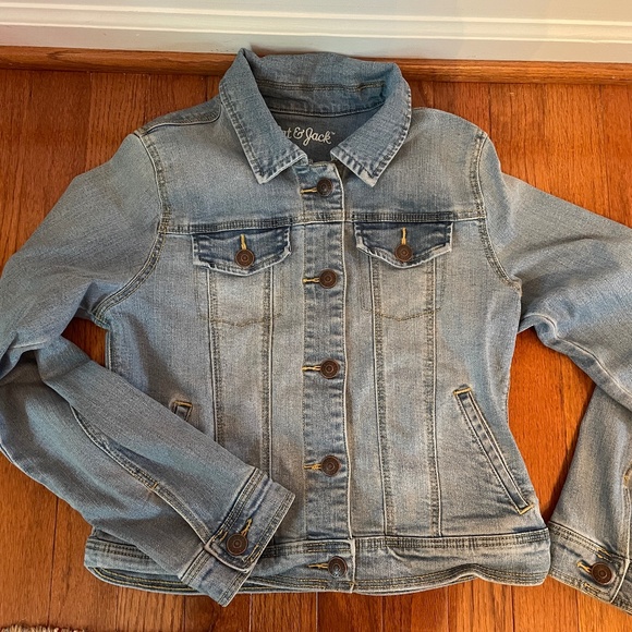 Cat & Jack Girls Jean Jacket size L 10/12 - Picture 6 of 6